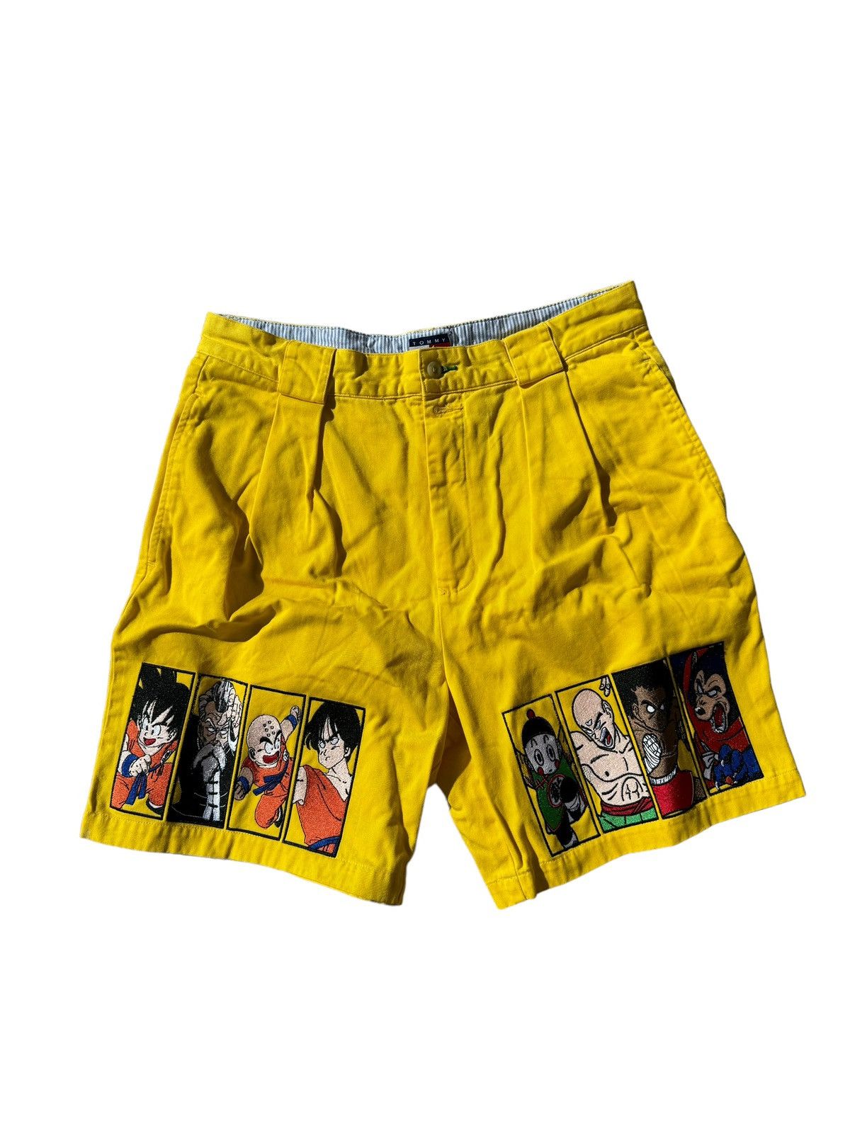 image of Dragon Ball Shorts Super Tommy Hilfiger Yellow Anime, Men's (Size 34)