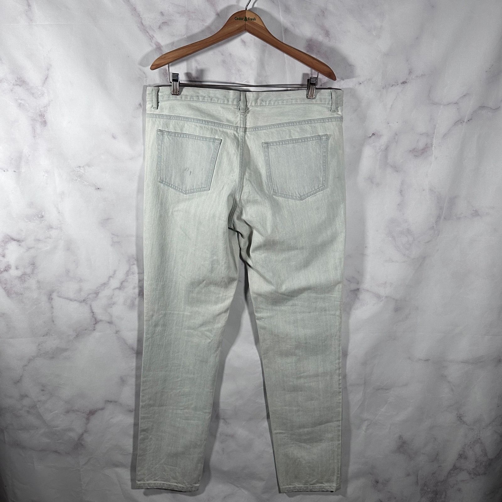A.P.C. Low Standard Bleached Slim Straight Denim Size US 38 / EU 54 - 7 Thumbnail