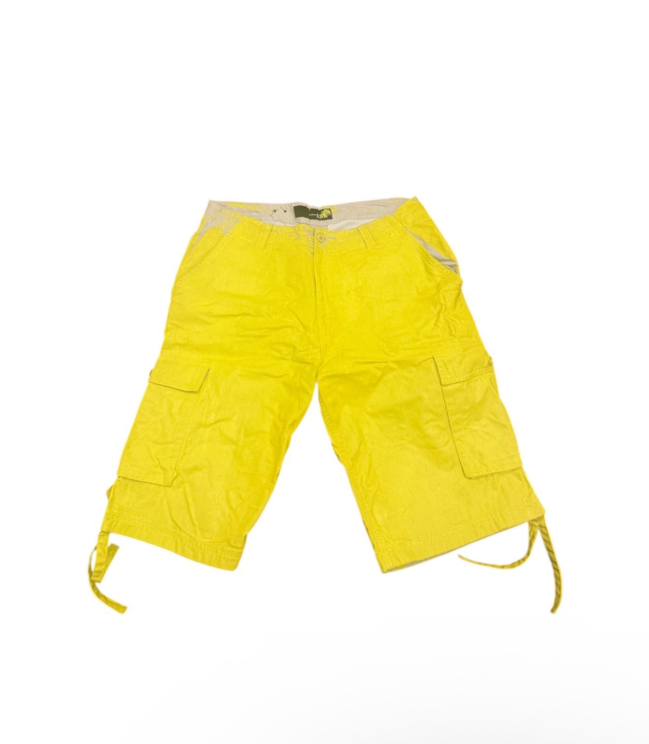 Acne Studios Yellow Waxed Cargos Size US 34 / EU 50 - 2 Thumbnail