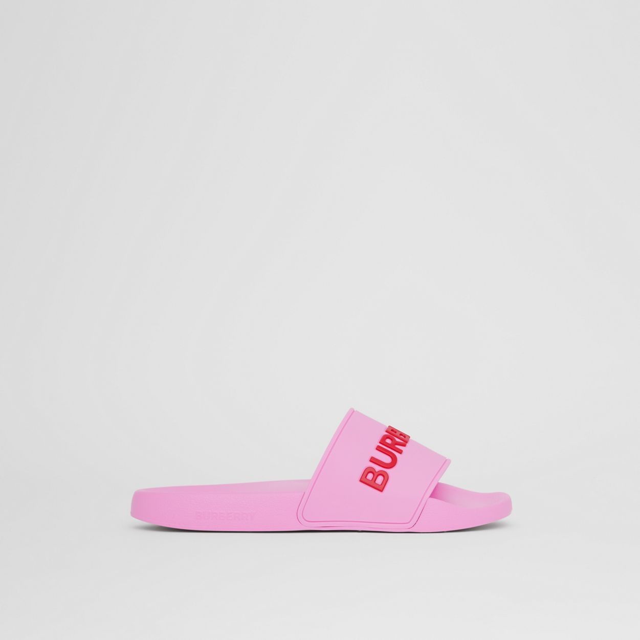 Burberry o1w1db10226 Logo Detail Slides In Pink Size US 6 / IT 36 - 1 Thumbnail