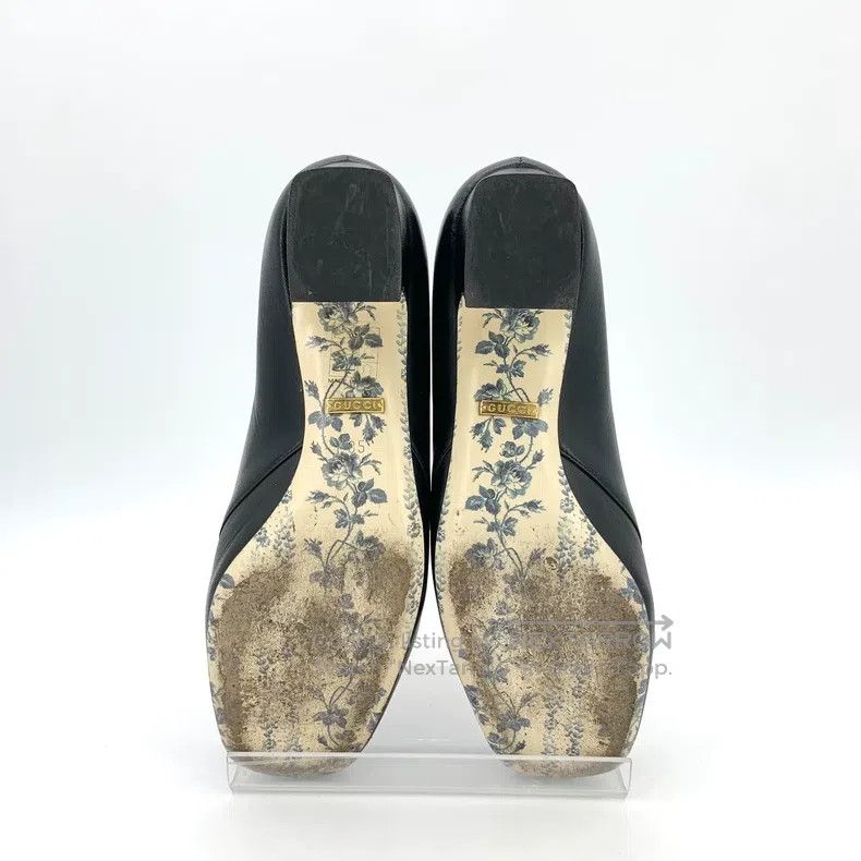 Other Gucci Black square logo thick heel high heels Size US 4.5 / IT 34.5 - 5 Thumbnail