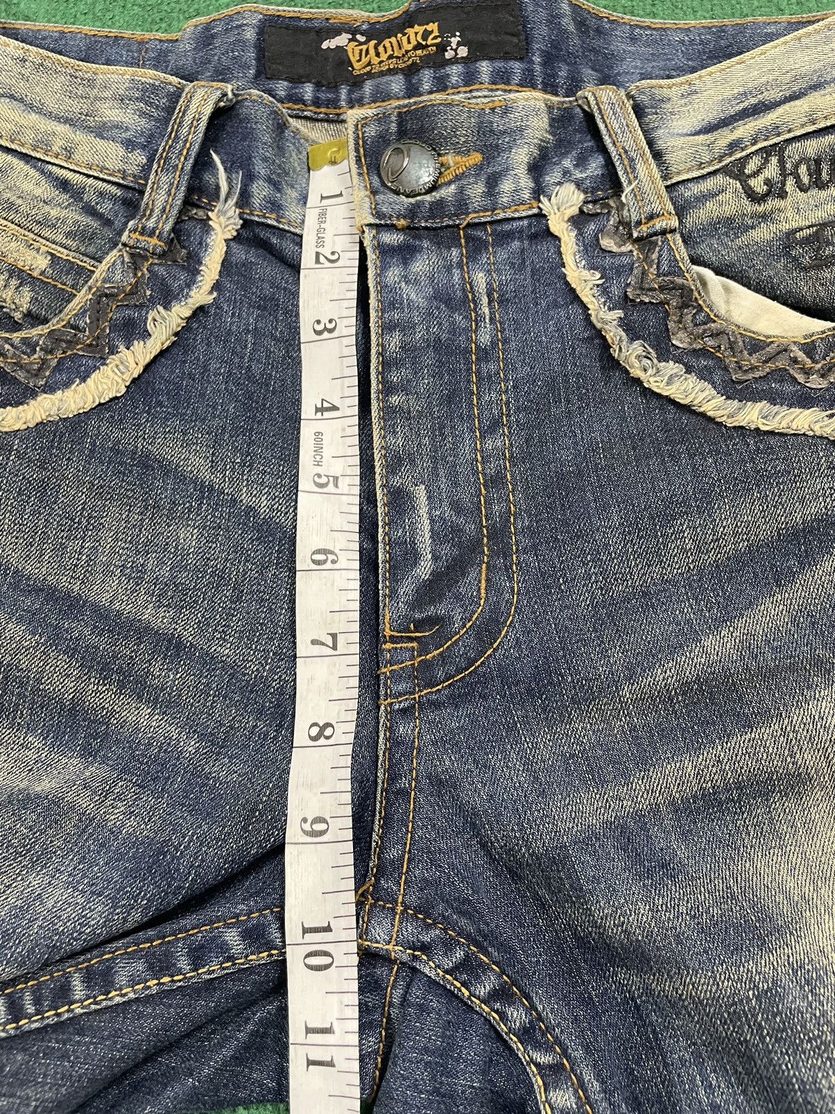 If Six Was Nine Distressed Cloud 72 Arts Jeans Size US 34 / EU 50 - 14 Thumbnail