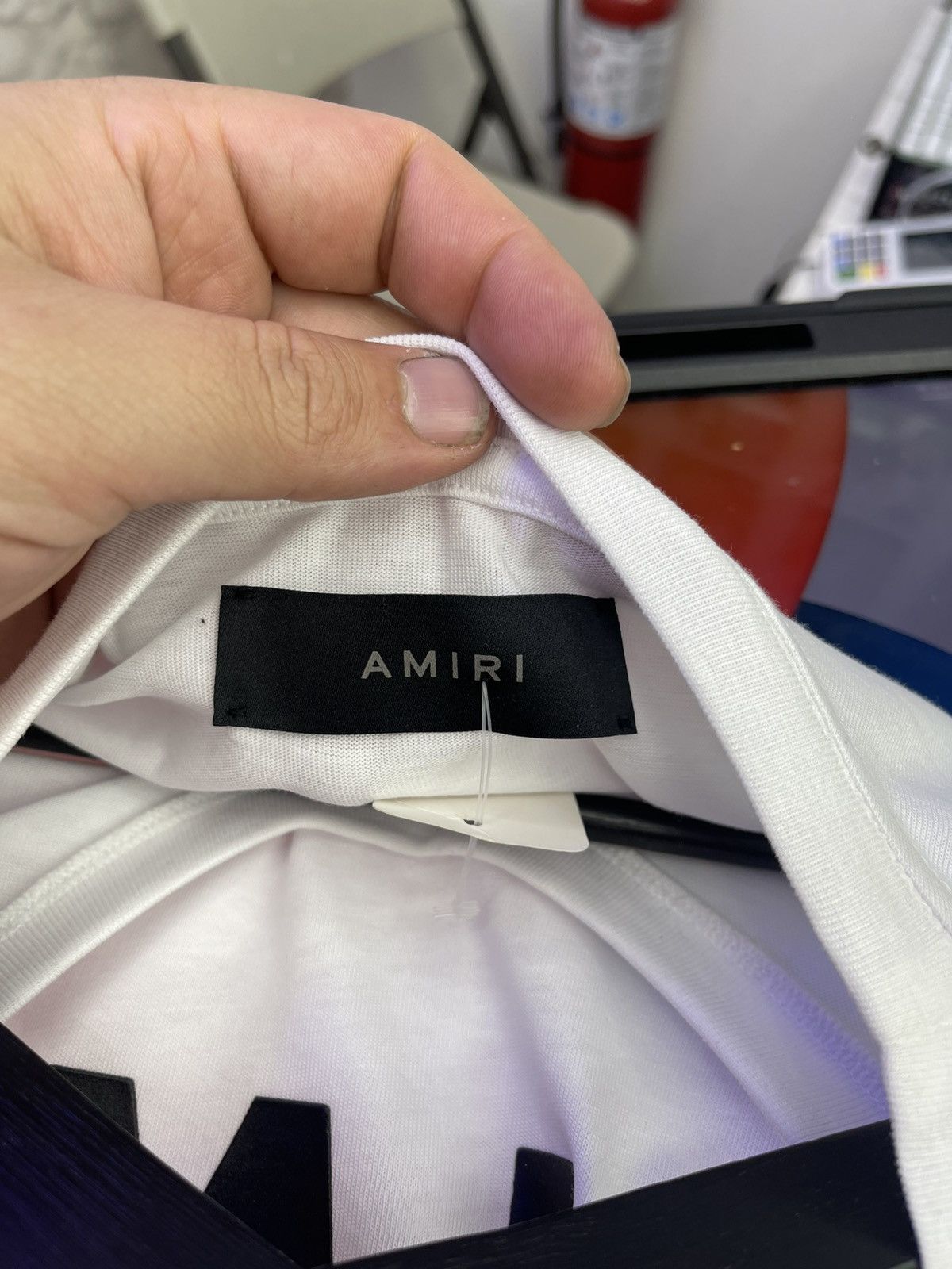 Amiri Amiri “Army logo” tee (white) Size US M / EU 48-50 / 2 - 3 Thumbnail