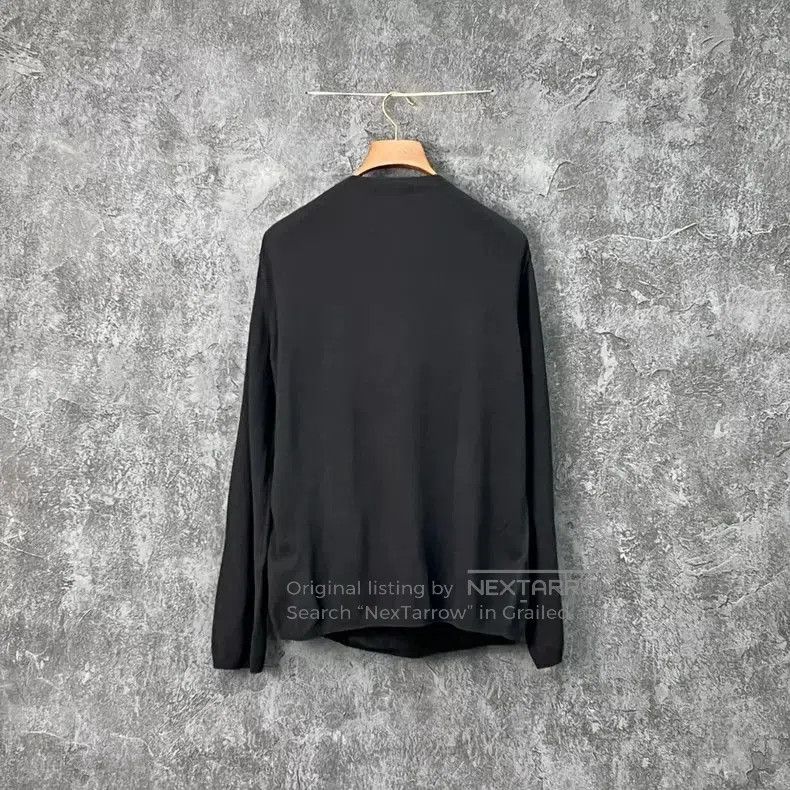 Yohji Yamamoto Yohji Yamamoto black figure sweater. Size US L / EU 52-54 / 3 - 2 Thumbnail