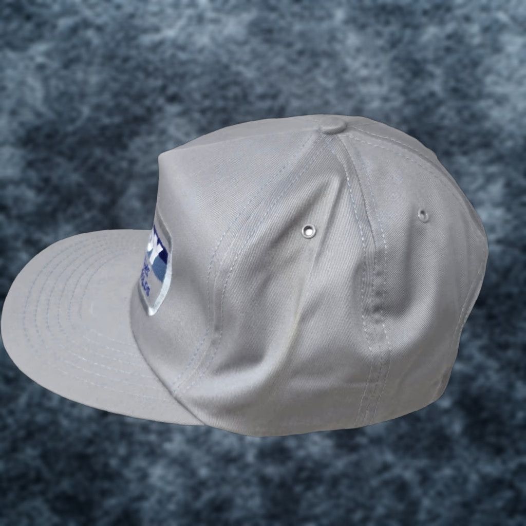 Vintage VINTAGE Uniloy Trucker Hat Patch Gray Snapback Adjustable Made In The USA Men One Size Gray USA Trucker Hat Mens Size ONE SIZE - 1 Thumbnail