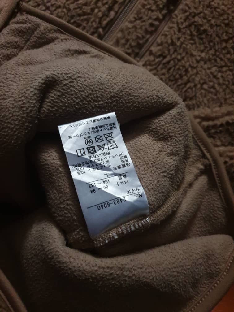 Japanese Brand Unbranded colour Japanese brand fleece Sweater Size L / US 10 / IT 46 - 3 Thumbnail