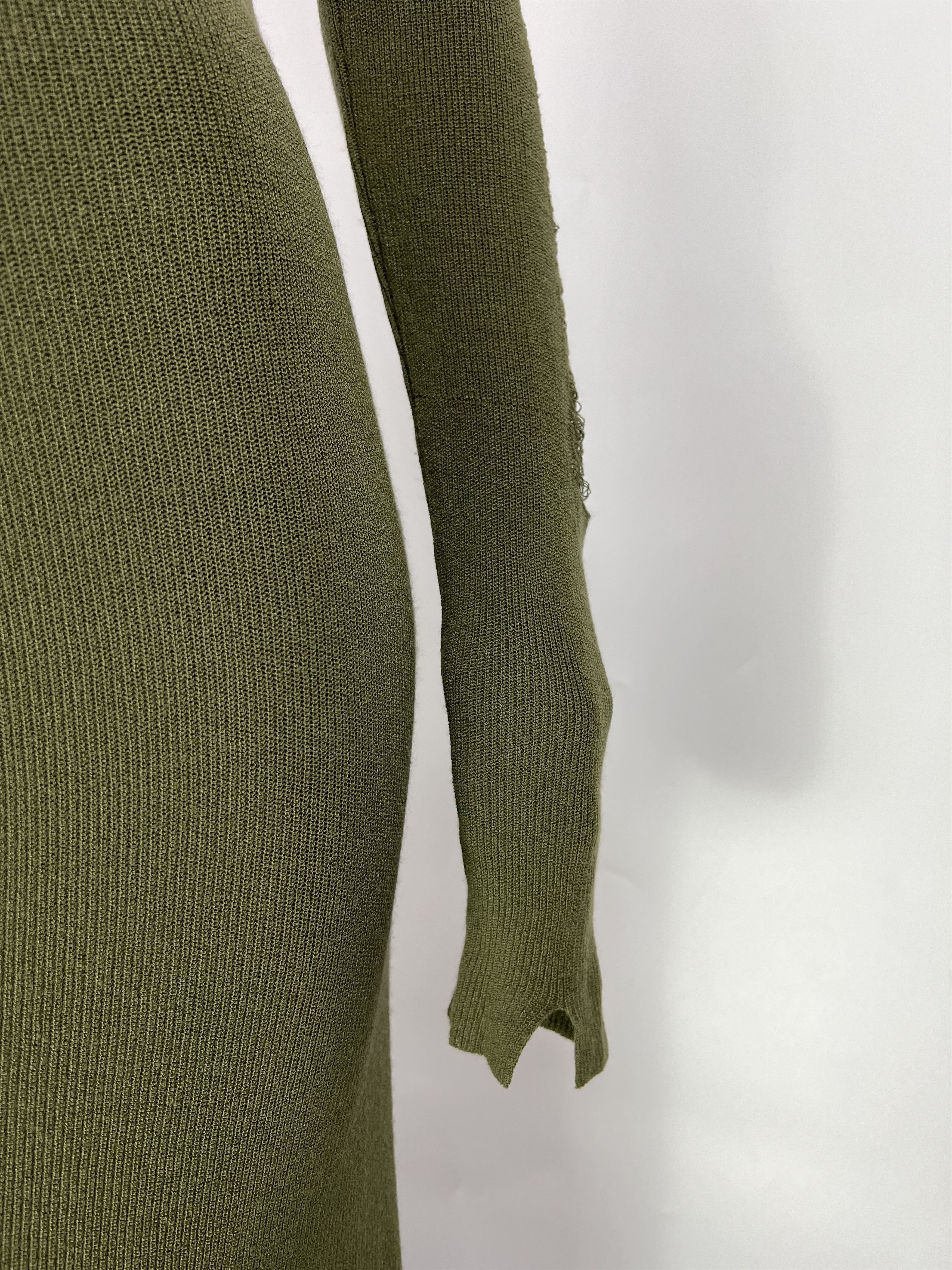 Diesel Diesel Ribbed Long Sleeve Turtleneck Midi Dress Size L Size L / US 10 / IT 46 - 4 Thumbnail