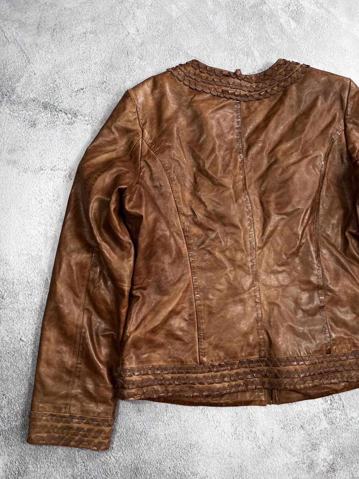Vintage Vintage Leather retro style jacket streetwear size L Size L / US 10 / IT 46 - 6 Thumbnail