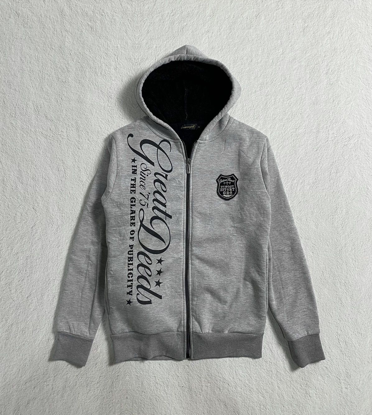 Japanes Euroyal Sherpa Hoodie Ifsix Vkei Style