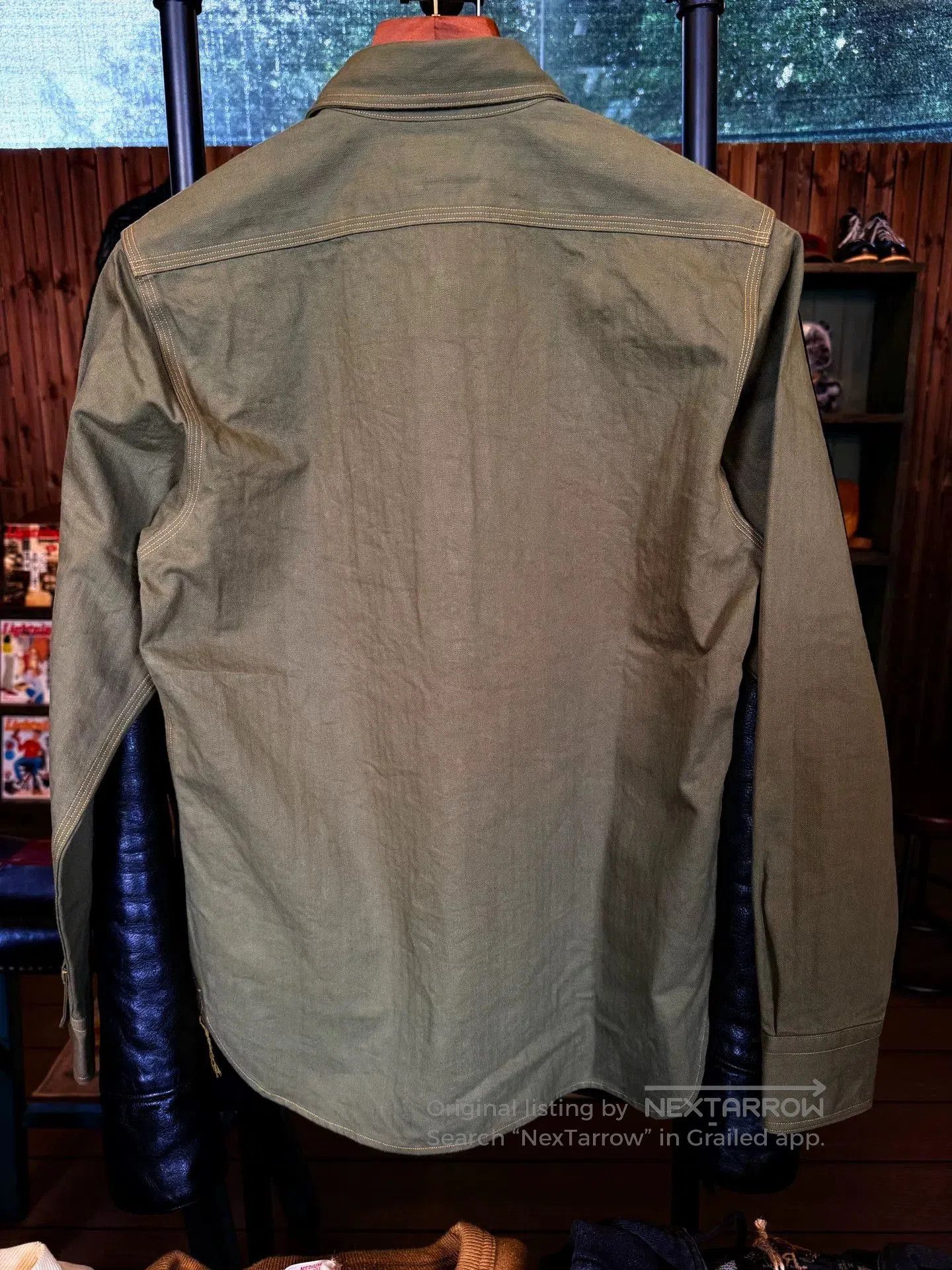 Jelado JELADO Military Green Work Shirt. Size US S / EU 44-46 / 1 - 2 Thumbnail