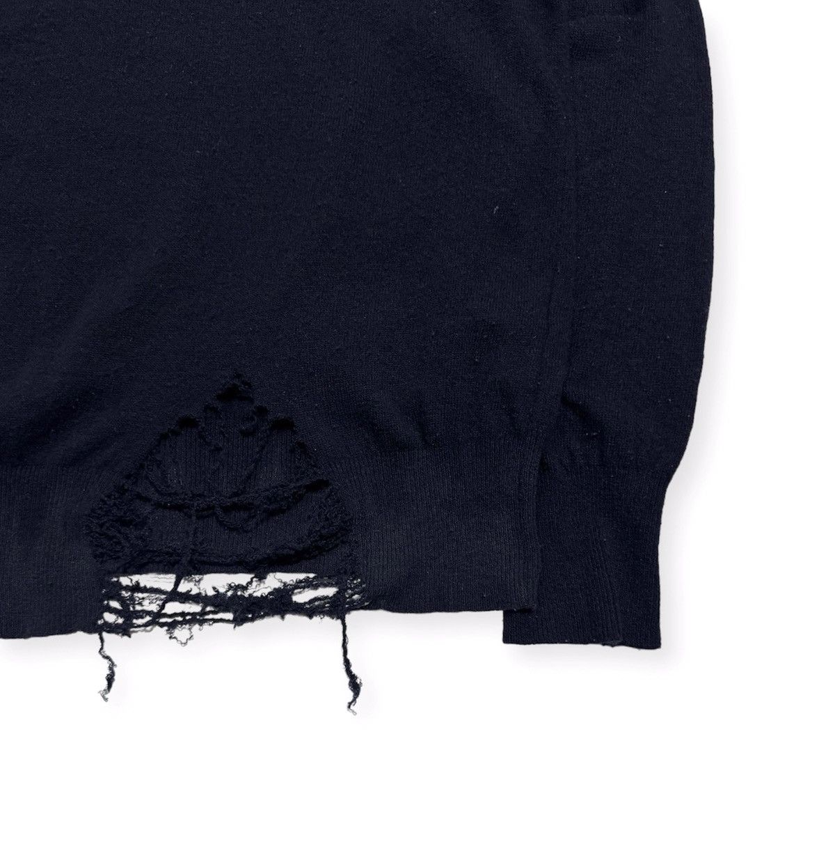 Comme des Garcons Homme Destroyed Knit Size US L / EU 52-54 / 3 - 2 Thumbnail