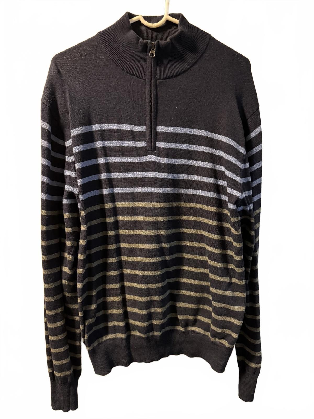 Other Park Slope Men's Striped Half-Zip Sweater Large Size US L / EU 52-54 / 3 - 3 Thumbnail