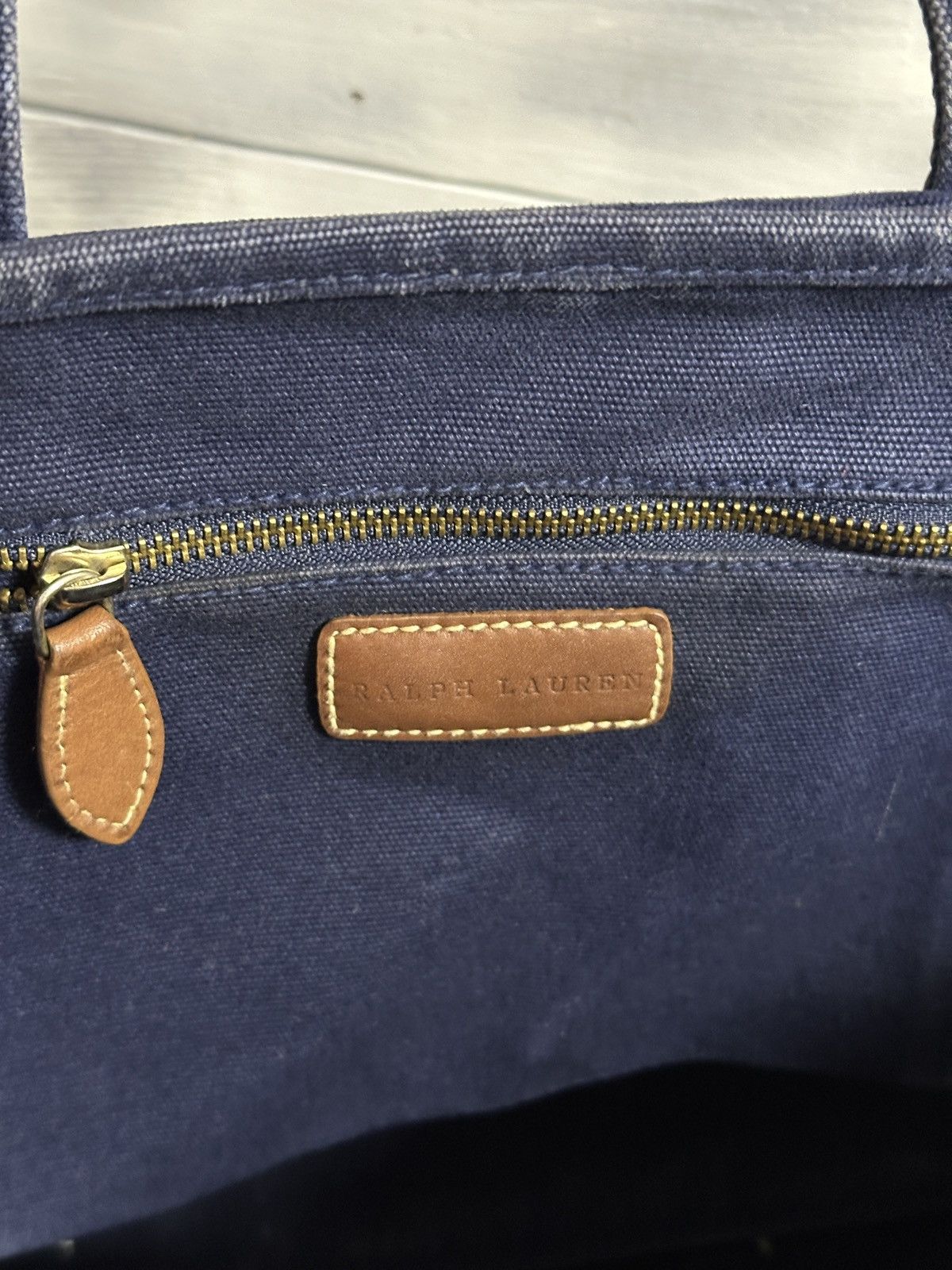 Ralph Lauren × Vintage Rare Bag Ralph Lauren Multilogo Luxury. Size ONE SIZE - 6 Thumbnail