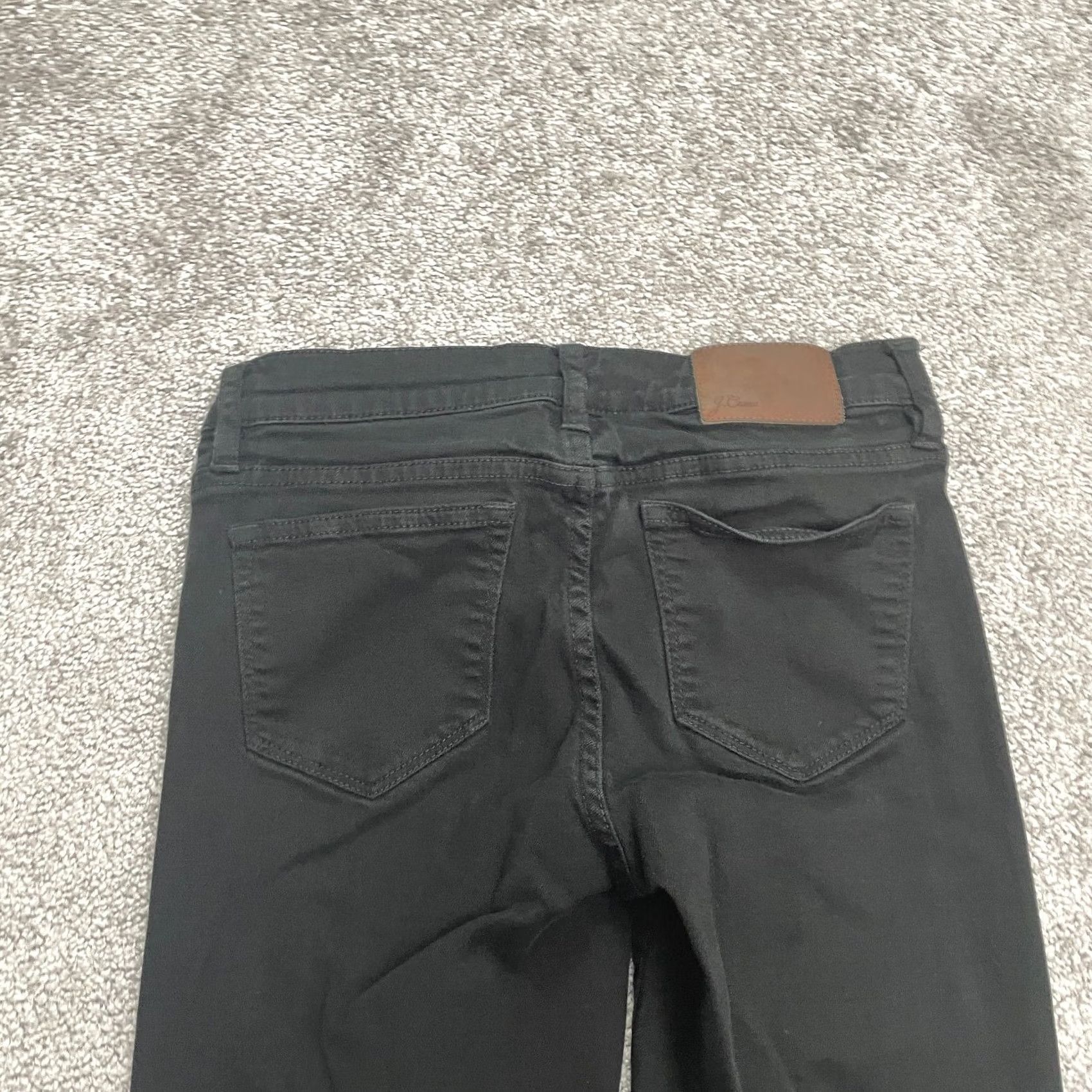 J.Crew J.CREW Jeans Womens Black Skinny Toothpick Stretch Casual 26 Low Rise 26x26 Denim Size 26" / US 2 / IT 38 - 4 Thumbnail