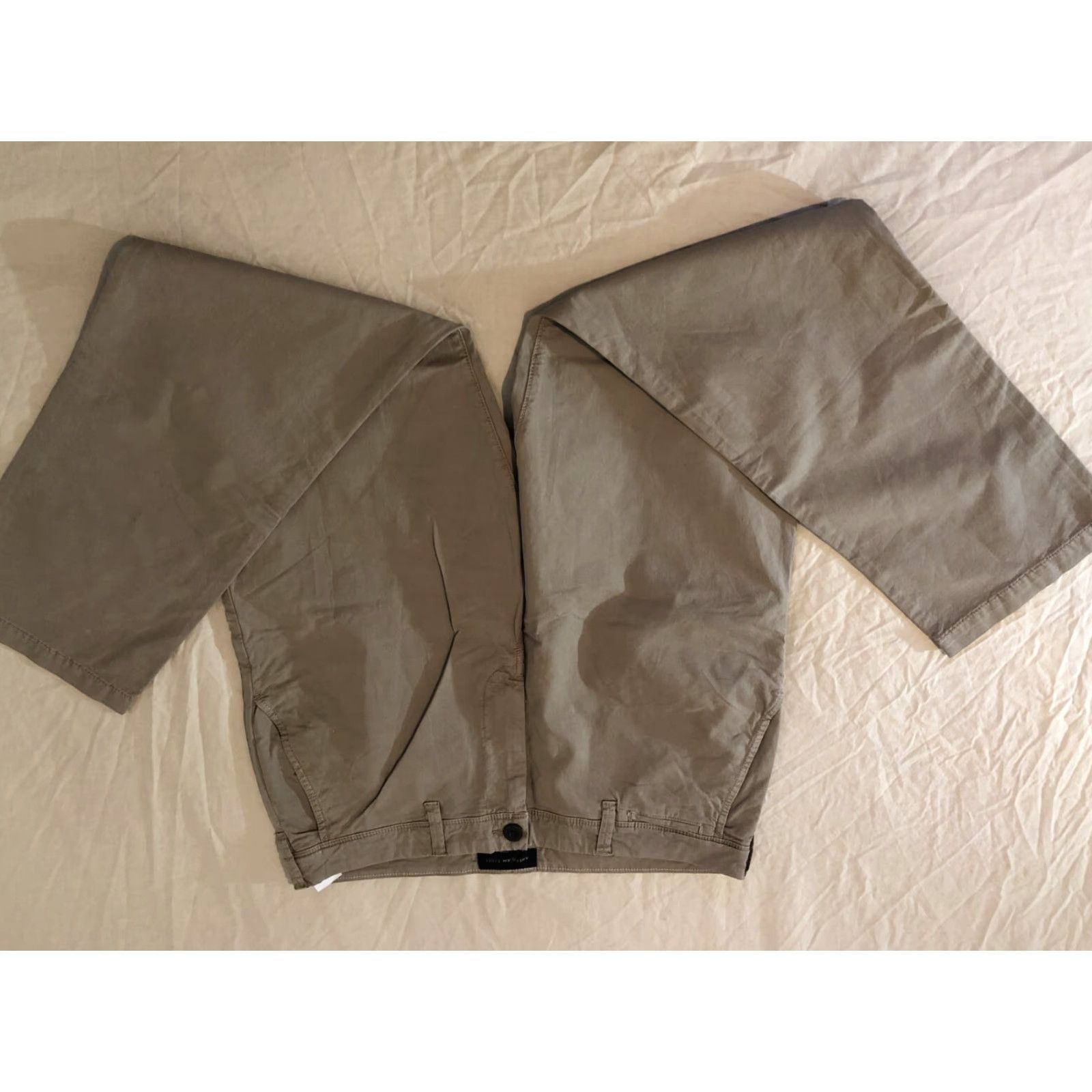 American Eagle Outfitters Mens American Eagle Outfitters Khaki Pants 36x32 Slim Straight Slack Trouser Beige Slimming Regular Size 36 Mens Size US 36 / EU 52 - 3 Thumbnail