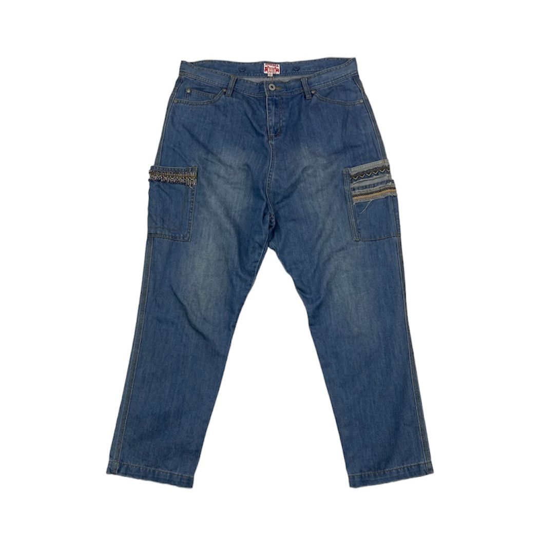 Japanese Brand TITICACA Denim Jeans #1220/AQ Size US 34 / EU 50 - 6 Thumbnail