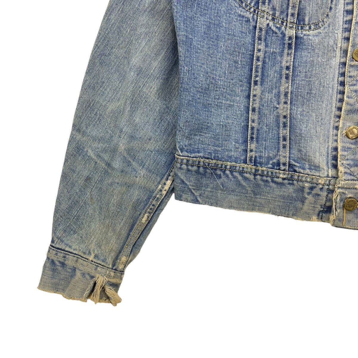 Lee 🔥Vtg 80s Distressed Lee Riders 1O1 Jacket Trucker Denim Size US M / EU 48-50 / 2 - 5 Thumbnail