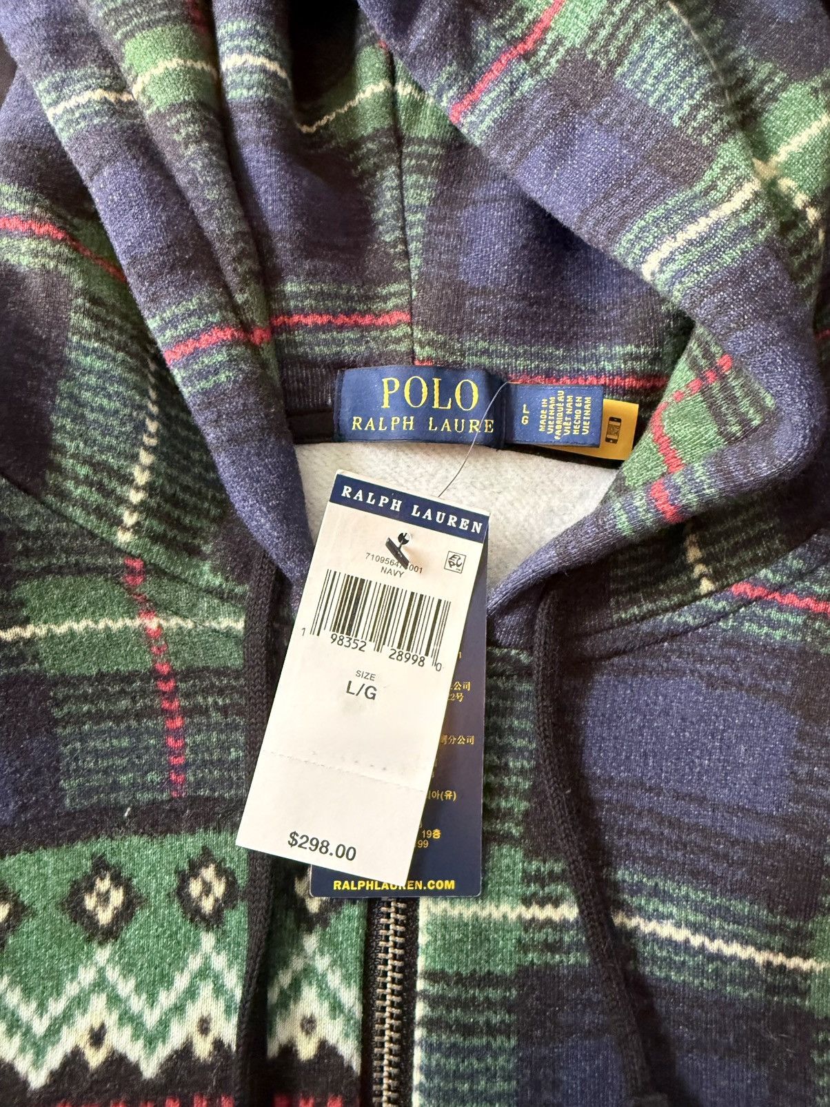 Polo Ralph Lauren Polo Patchwork Hoodie Size US L / EU 52-54 / 3 - 2 Thumbnail