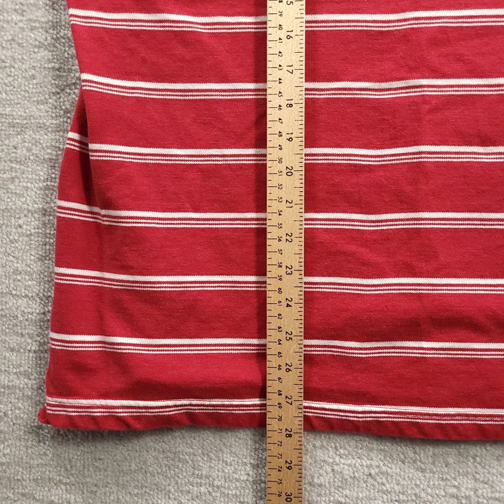 Chaps Chaps Polo Shirt Large Red Stripe Short Sleeve Easy Care Stretch Mens Size US L / EU 52-54 / 3 - 7 Thumbnail