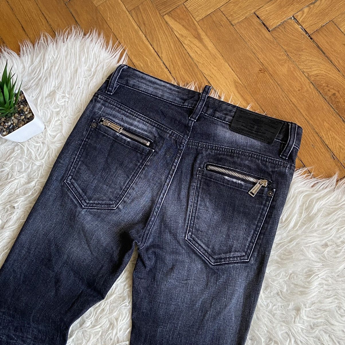Dsquared2 📌 Crazy Dsquared2 Denim Y2K Skinny Jeans Size US 26 / EU 42 - 3 Thumbnail