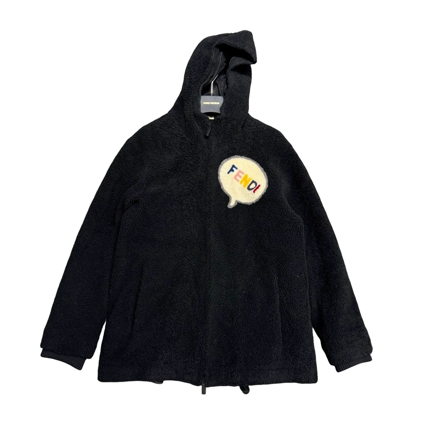 Fendi Fendi Speech Bubble Logo Hooded Jacket Size 48 Size US M / EU 48-50 / 2 - 1 Thumbnail