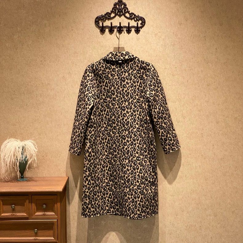 Louis Vuitton Louis Vuitton Leopard print lined full print wool coat Size 4XL / US 24-26 - 2 Thumbnail