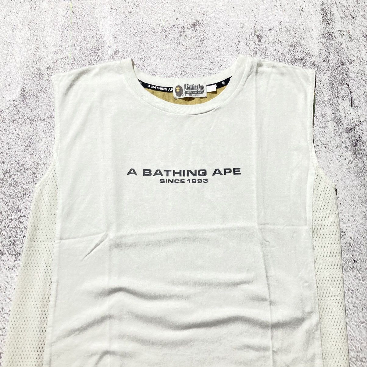 Bape Bape A Bathing Ape 1993 1st Camo Sleveeless T-shirt White Size S / US 4 / IT 40 - 2 Thumbnail