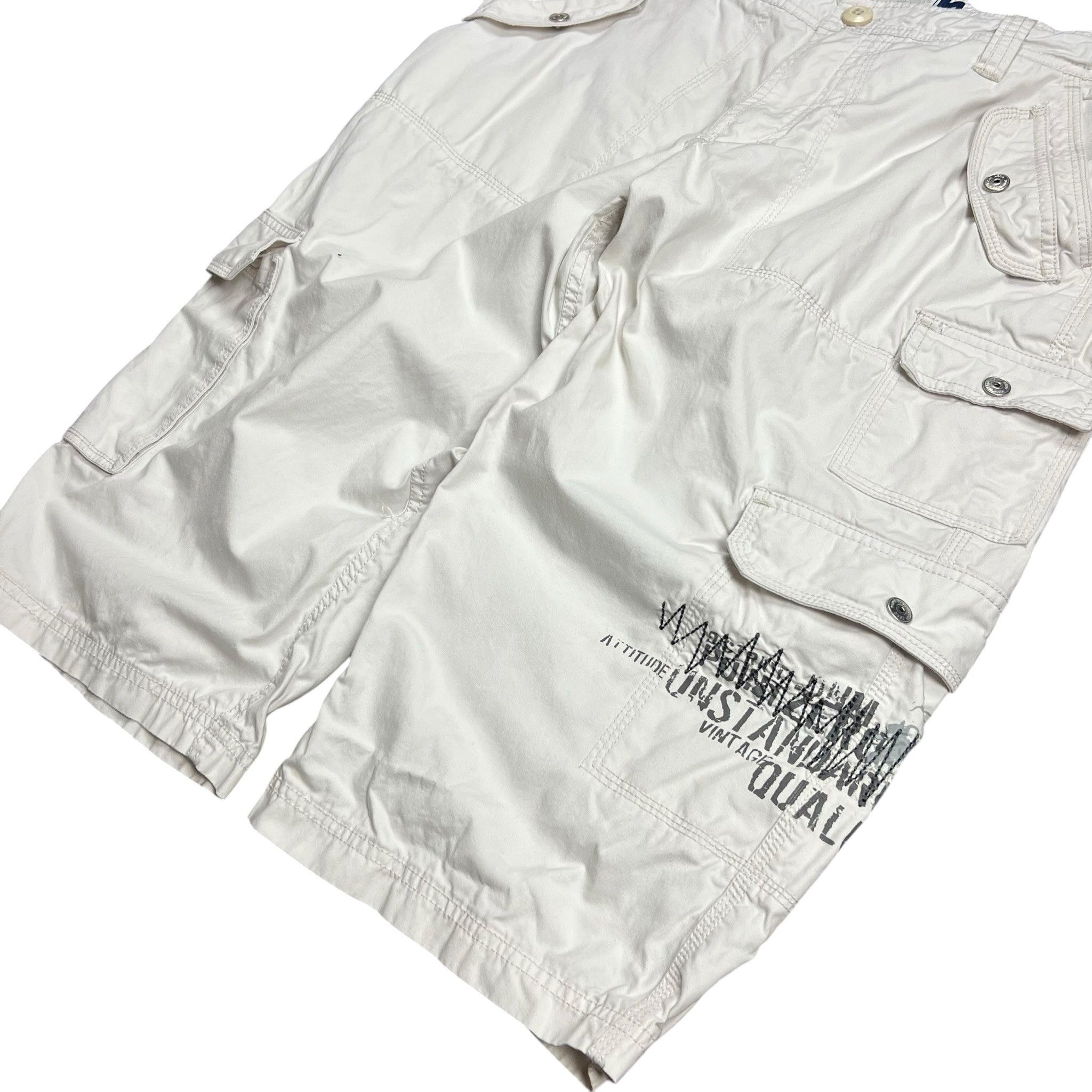 Point Zero Vintage Y2K Point Zero Utility Cargo Capris - 34” Size US 34 / EU 50 - 2 Thumbnail