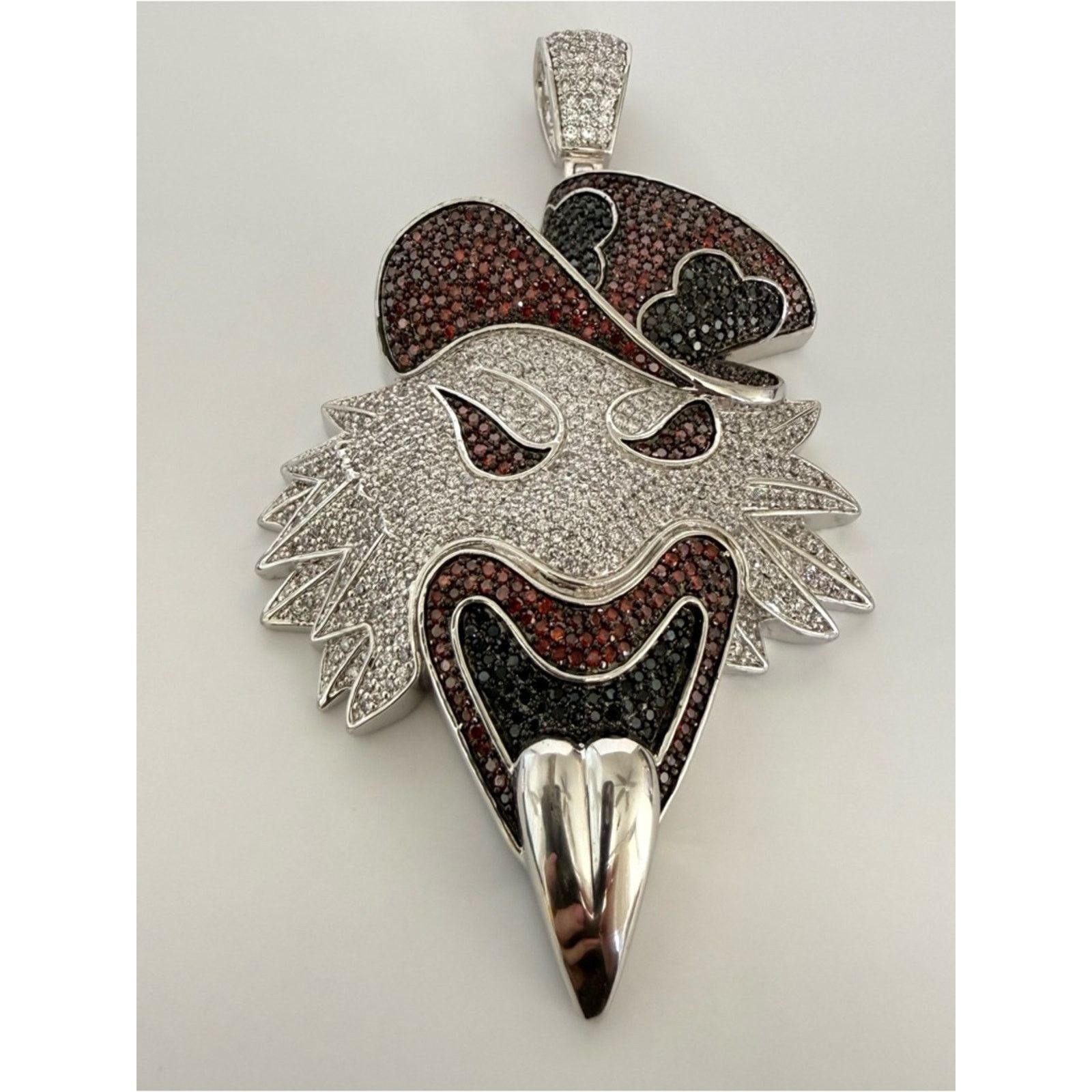 Other Hatchet Men unisex sterling silver crystals pendant 390$ Size ONE SIZE - 1 Thumbnail