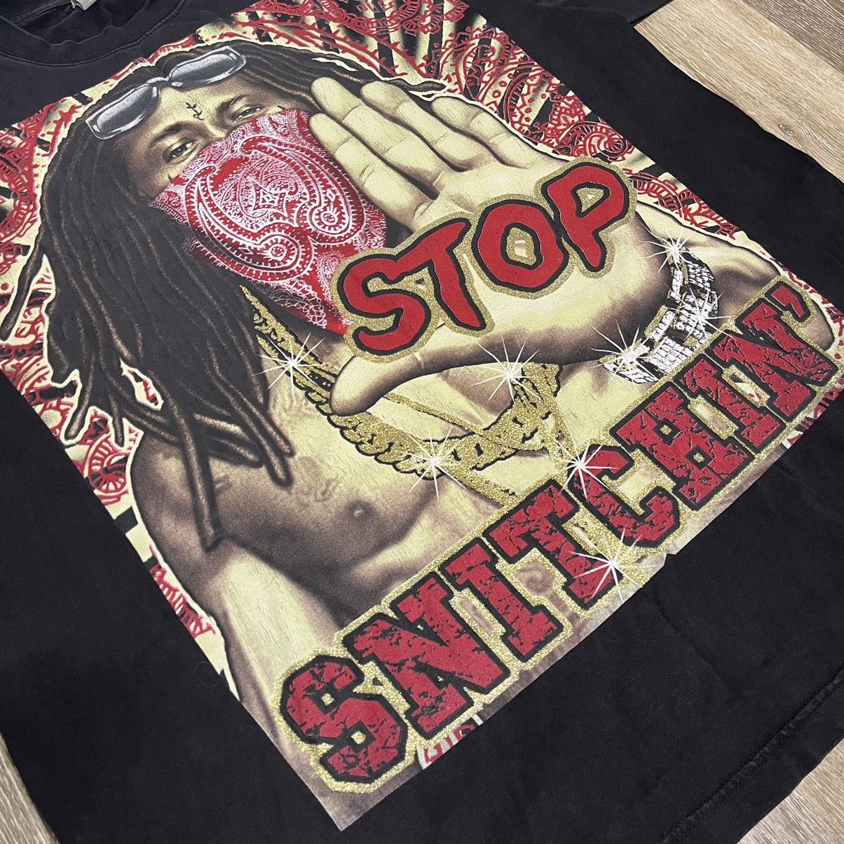 Rap Tees × Vintage lil wayne stop snitchin tee Size US XXL / EU 58 / 5 - 4 Thumbnail