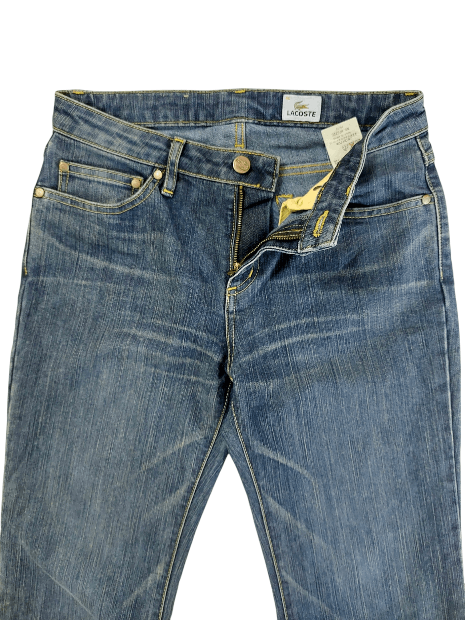 Lacoste Flare Vintage Lacoste Made in Japan Denim Size 26" / US 2 / IT 38 - 4 Thumbnail