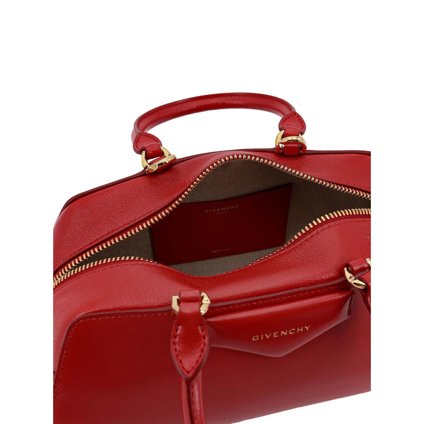 Givenchy GIVENCHY Antigona Small Red Leather Top Handle Bag New Size ONE SIZE - 4 Thumbnail