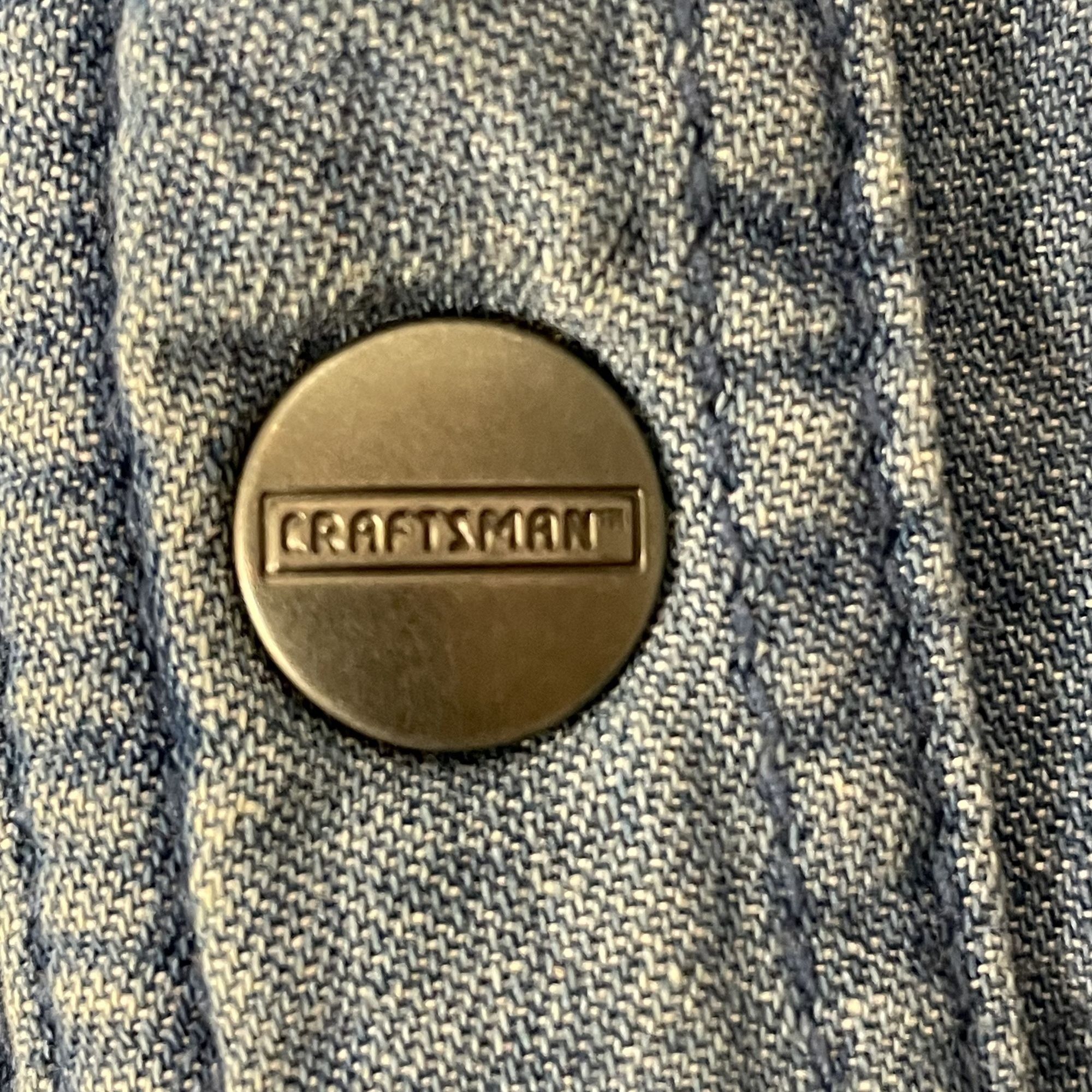Craftsman Vtg Craftsman Blue Jean Mechanic Shop FLEECE LINED Jacket Size US XL / EU 56 / 4 - 6 Thumbnail