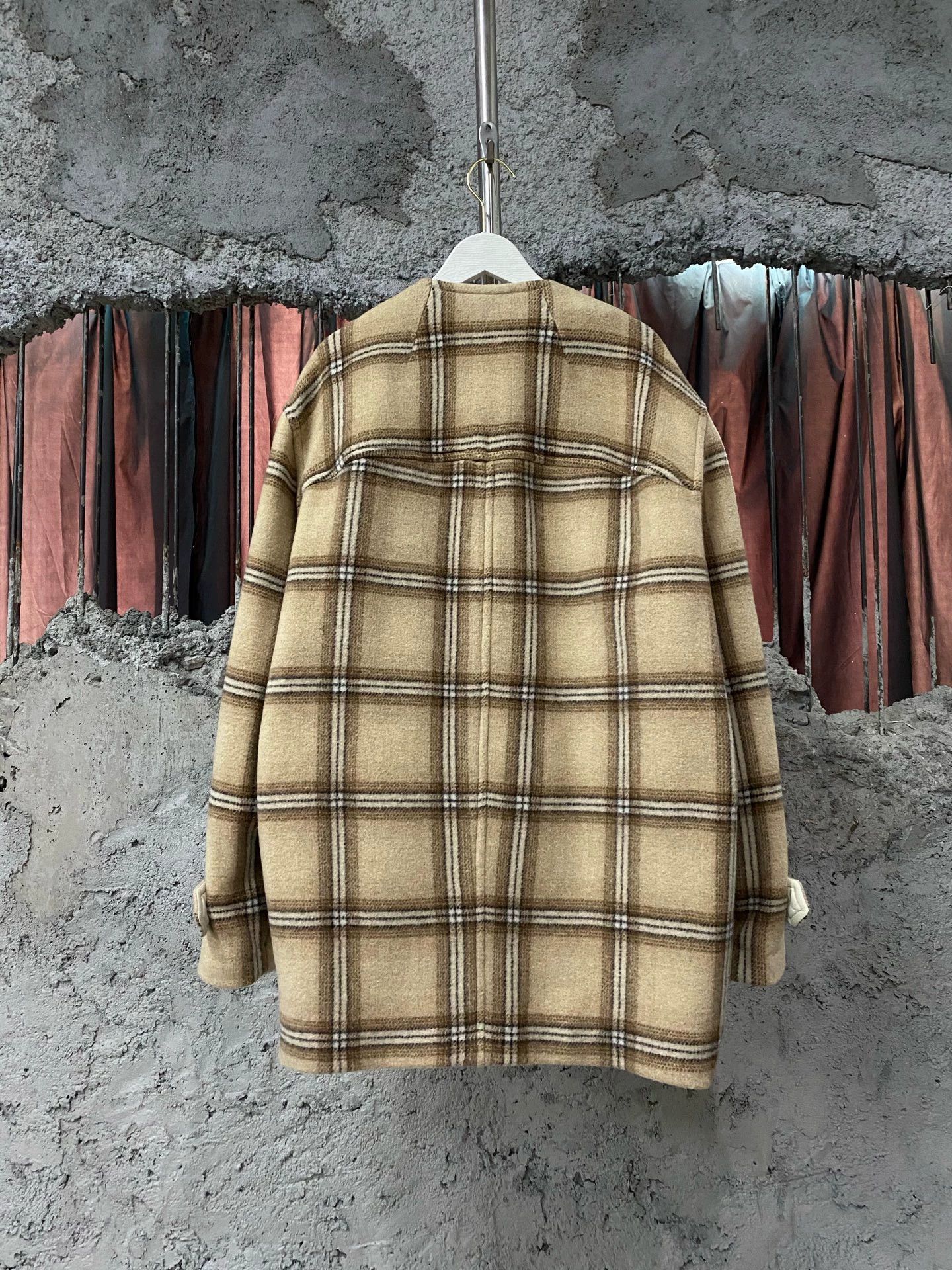 Isabel Marant Isabel Marant Plaid Wool Coat Women's 36 Size XS / US 0-2 / IT 36-38 - 2 Thumbnail