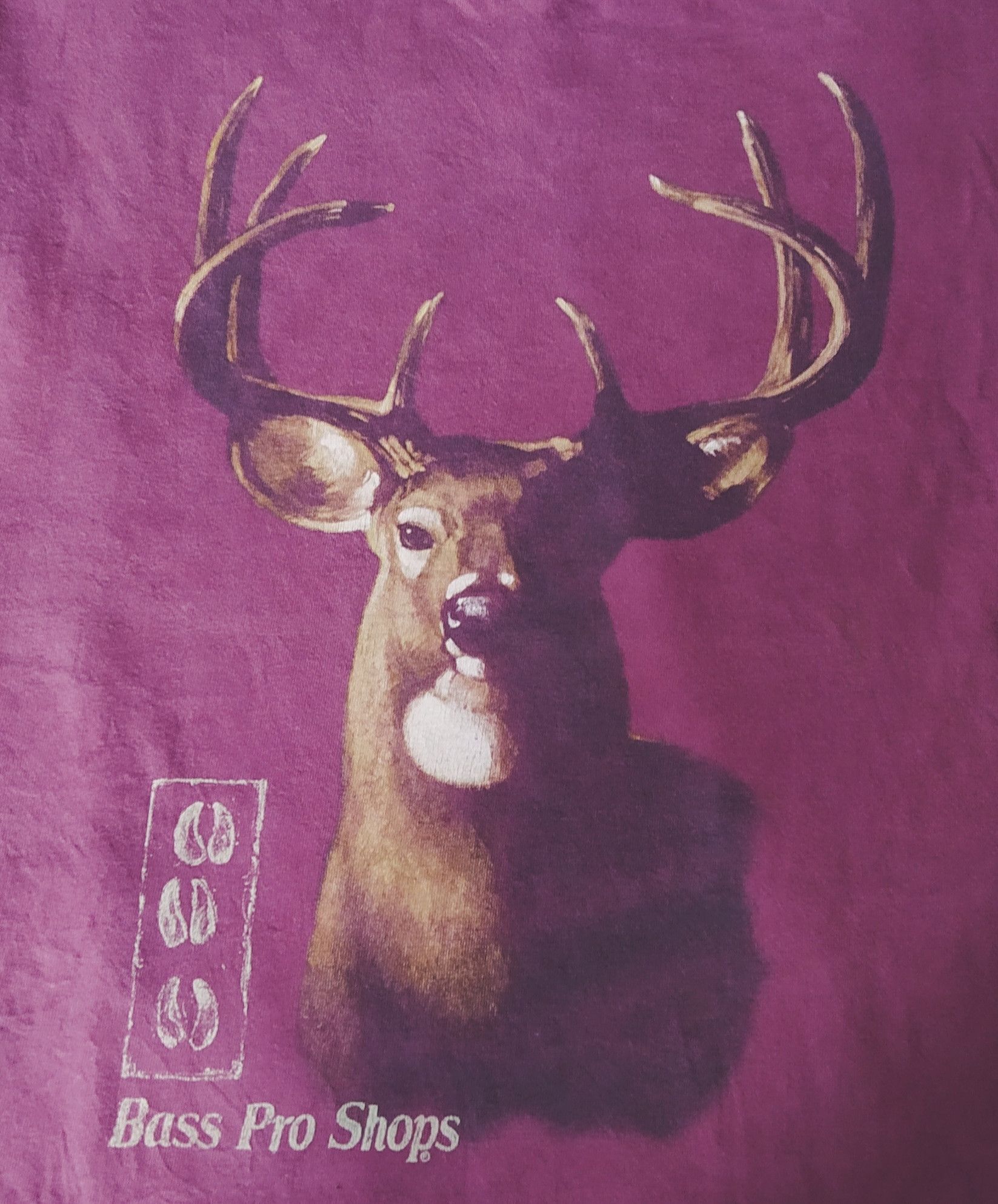 Bass Pro Shops Bass Pro Shops Vintage Deer Graphic T-Shirt Size US M / EU 48-50 / 2 - 7 Thumbnail