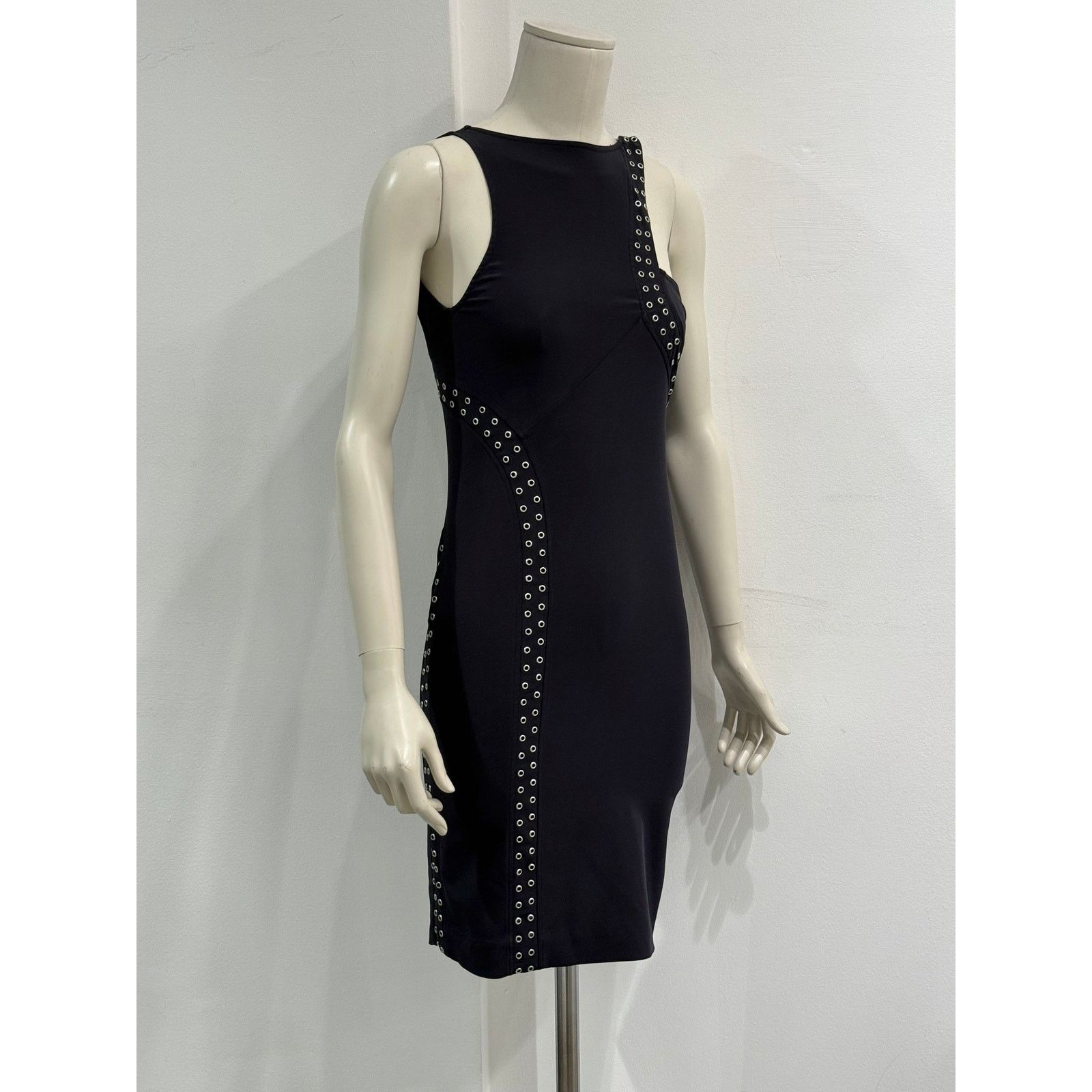 Versace S/S2003 Gianni Versace runway bodycon cutout dress Size S / US 4 / IT 40 - 4 Thumbnail