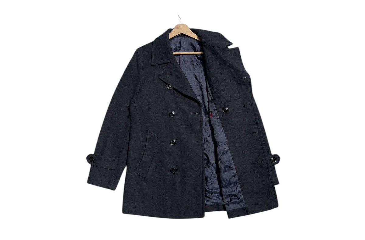 Mr. Junko 🔥Accept Binding 🔥 Mr.Junko Wool Double - Breasted Pea Coat Size US S / EU 44-46 / 1 - 3 Thumbnail