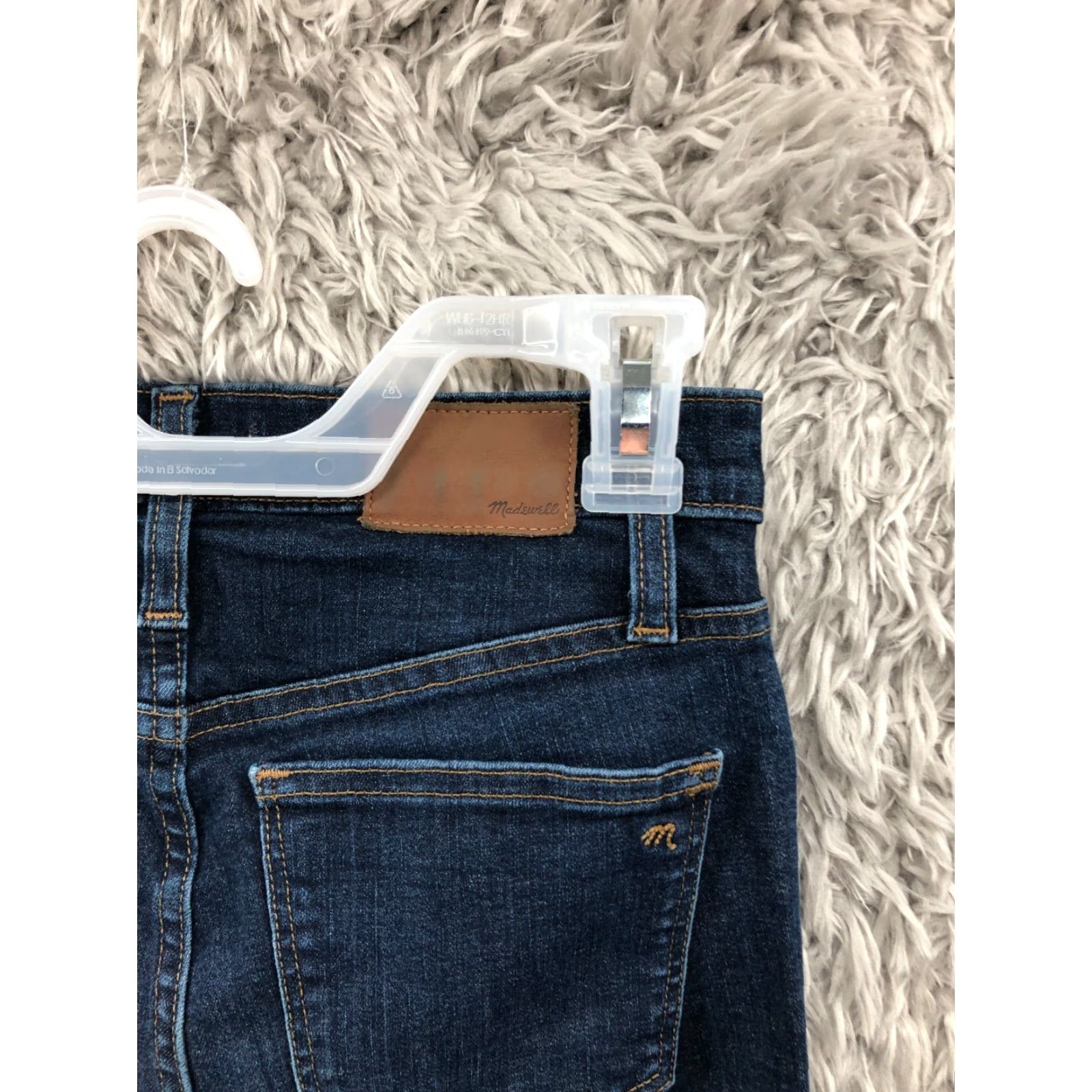 Madewell VINTAGE Madewell High Rise Skinny Jeans 25 Womens Dark Wash Blue Denim Size 42" / US 20 - 6 Thumbnail