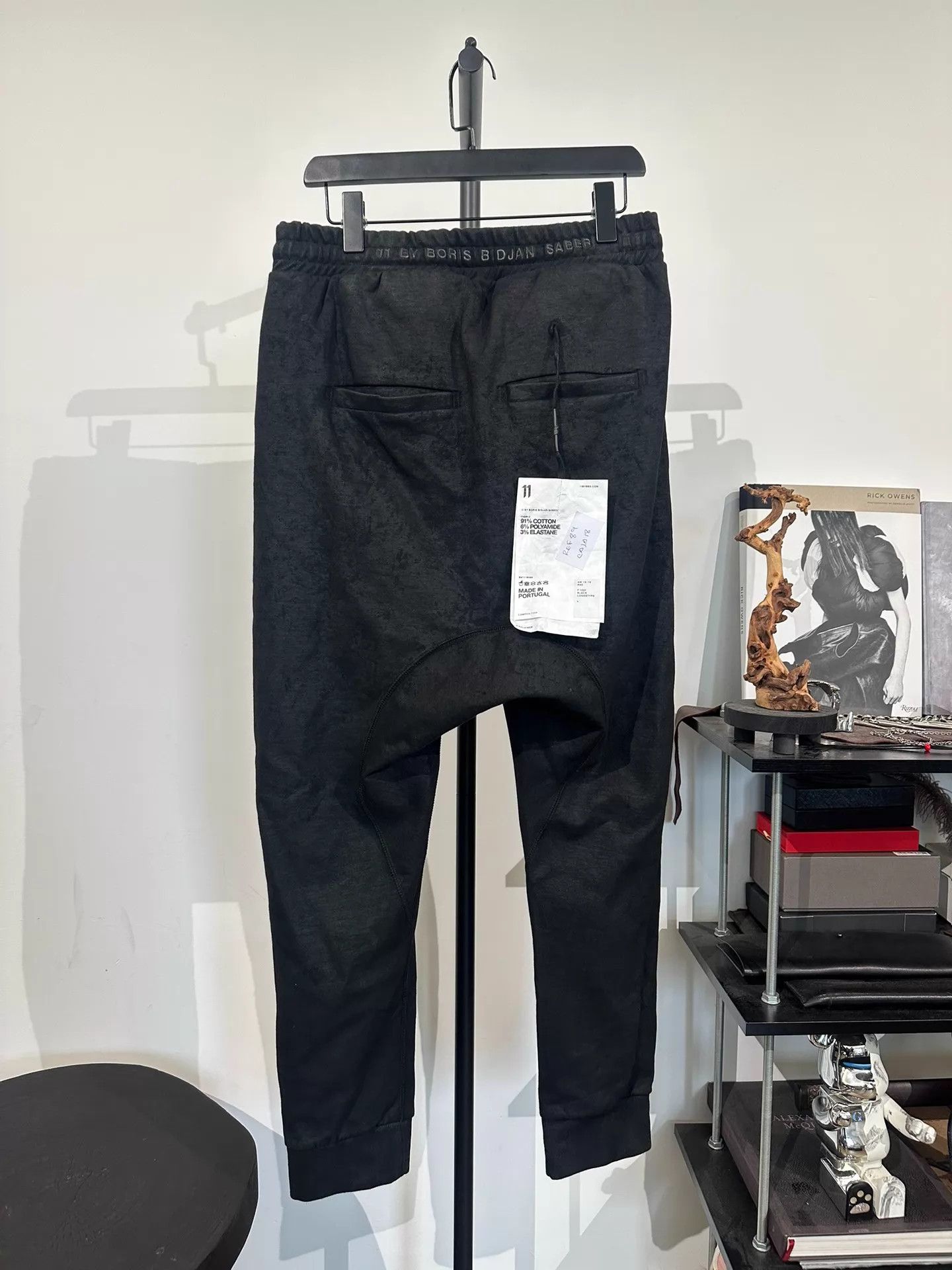 Boris Bidjan Saberi BBS 11by bbs waxed track pants L Size US 34 / EU 50 - 2 Thumbnail