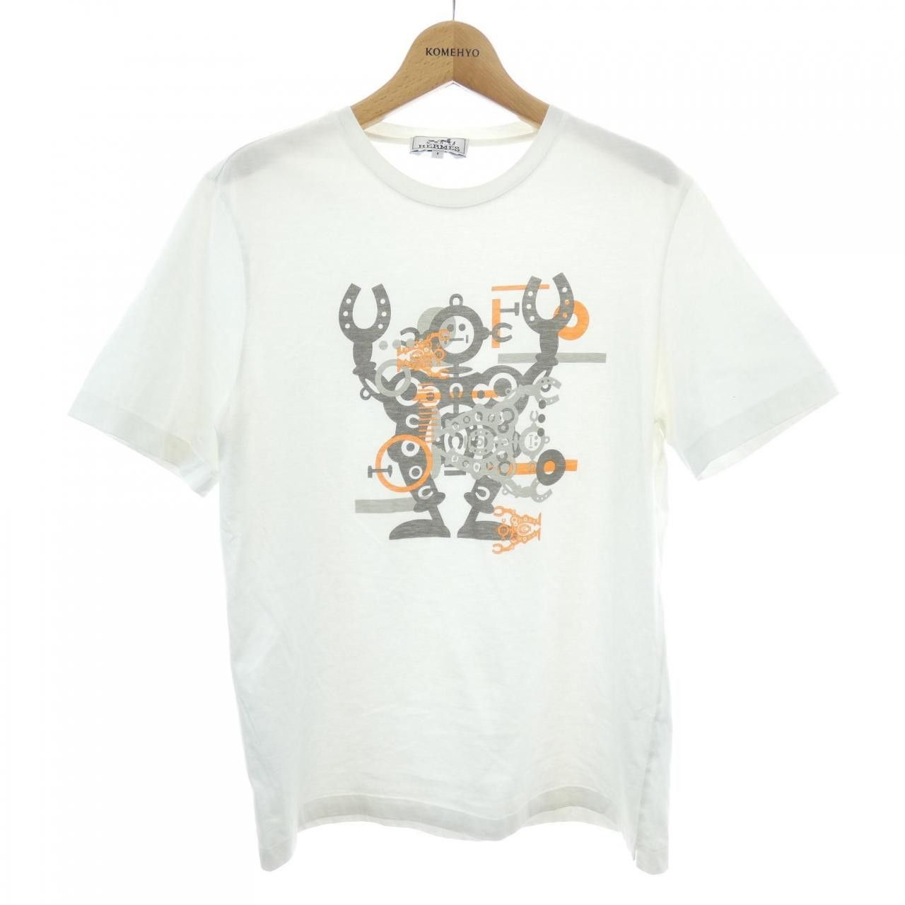 Hermes Hermes Hermes Cotton T Shirt Textile T-Shirts DUTY FREE for USA Size ONE SIZE - 1 Thumbnail