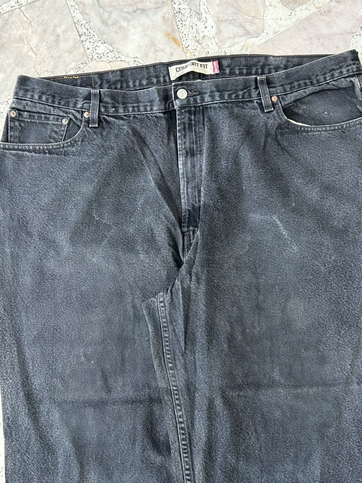 Levi's Levis 560 W46 Superblack Denim Jeans Size US 44 / EU 60 - 4 Thumbnail
