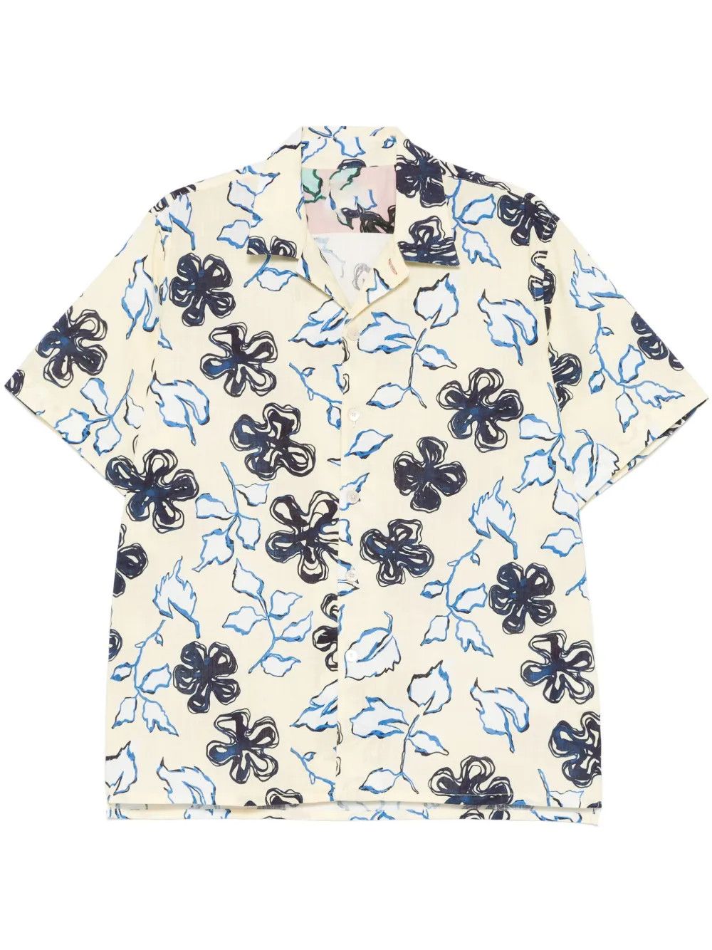 Other Men’s Yellow Print Short Sleeve Shirt Size US L / EU 52-54 / 3 - 3 Thumbnail
