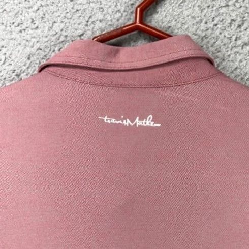 TravisMathew Travis Mathew Golf Polo Shirt Adult Medium Red Short Sleeve Mens Athletic Casual Outdoor Golf Rugby Shirt Size US M / EU 48-50 / 2 - 7 Thumbnail