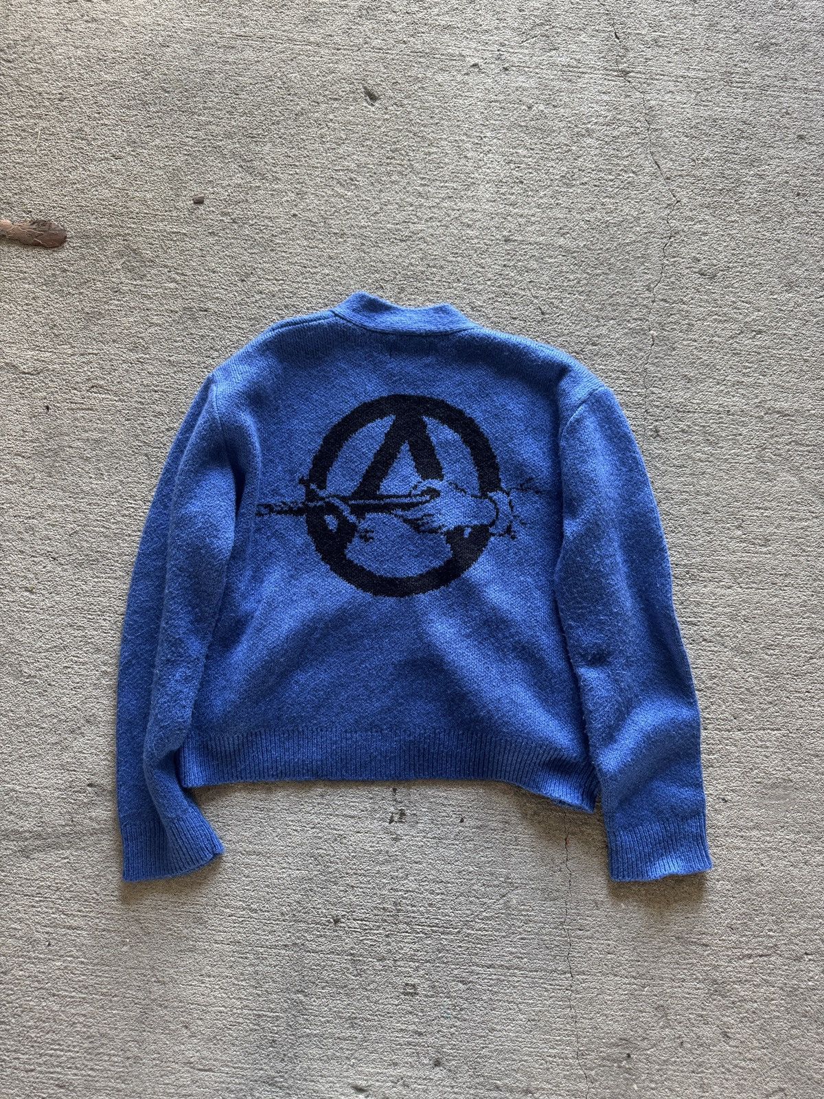 Absent × Fugazi Absent x Fugazi Blue Cardigan Size US M / EU 48-50 / 2 - 4 Thumbnail