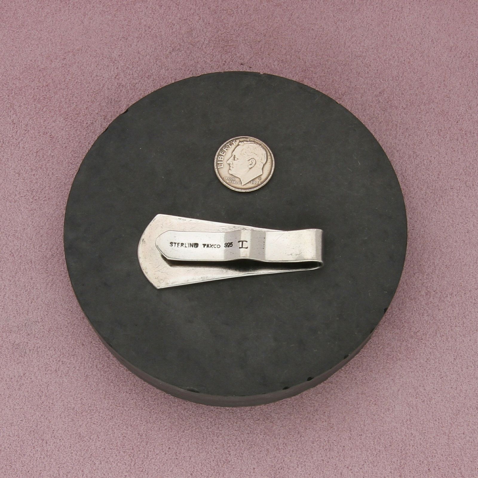 Sterling Silver taxco mexico sterling silver vintage engravable money clip Size ONE SIZE - 3 Thumbnail