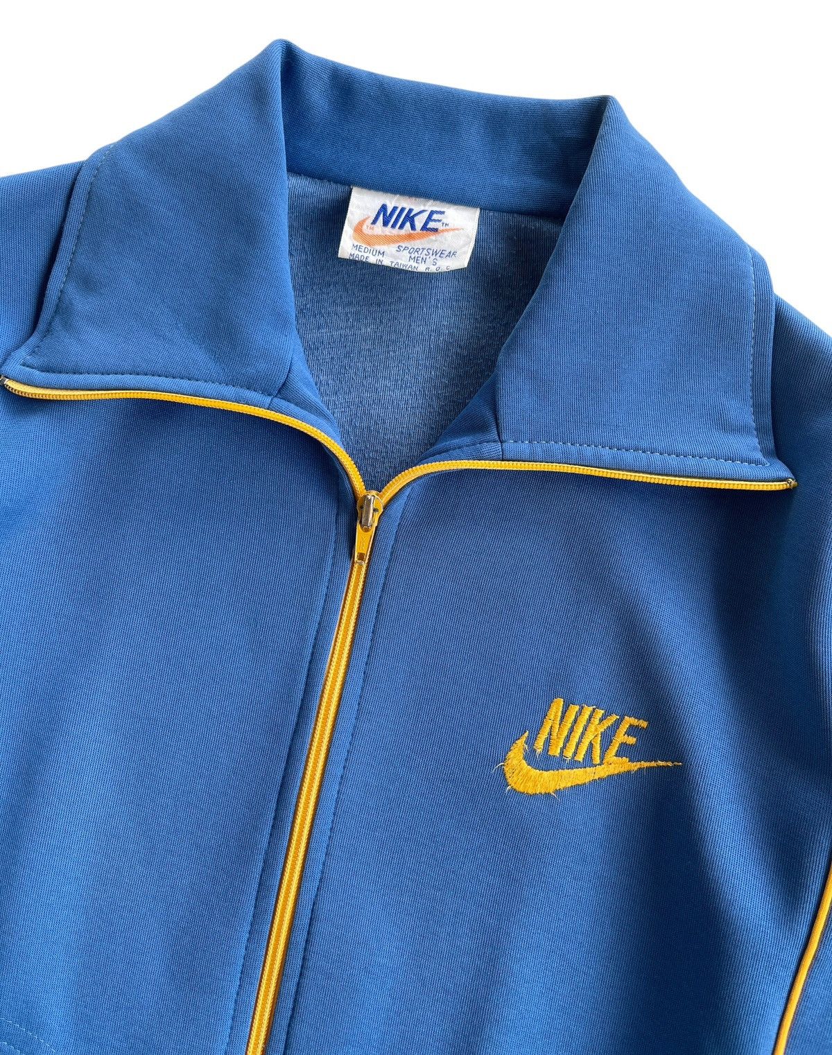 Nike Vintage 70s Nike Track Top Sweater Size US M / EU 48-50 / 2 - 3 Thumbnail