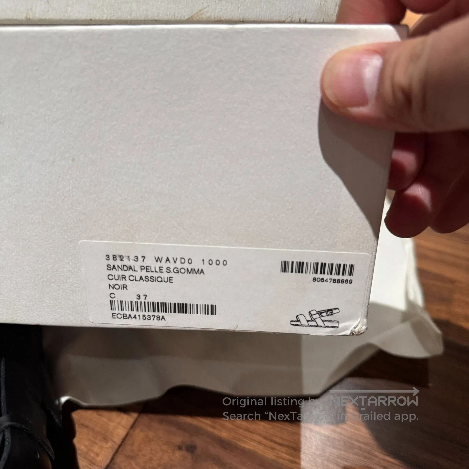 Balenciaga Balenciaga Women's Black Dark Vanguard Sandals. Size US 6 / IT 36 - 8 Thumbnail