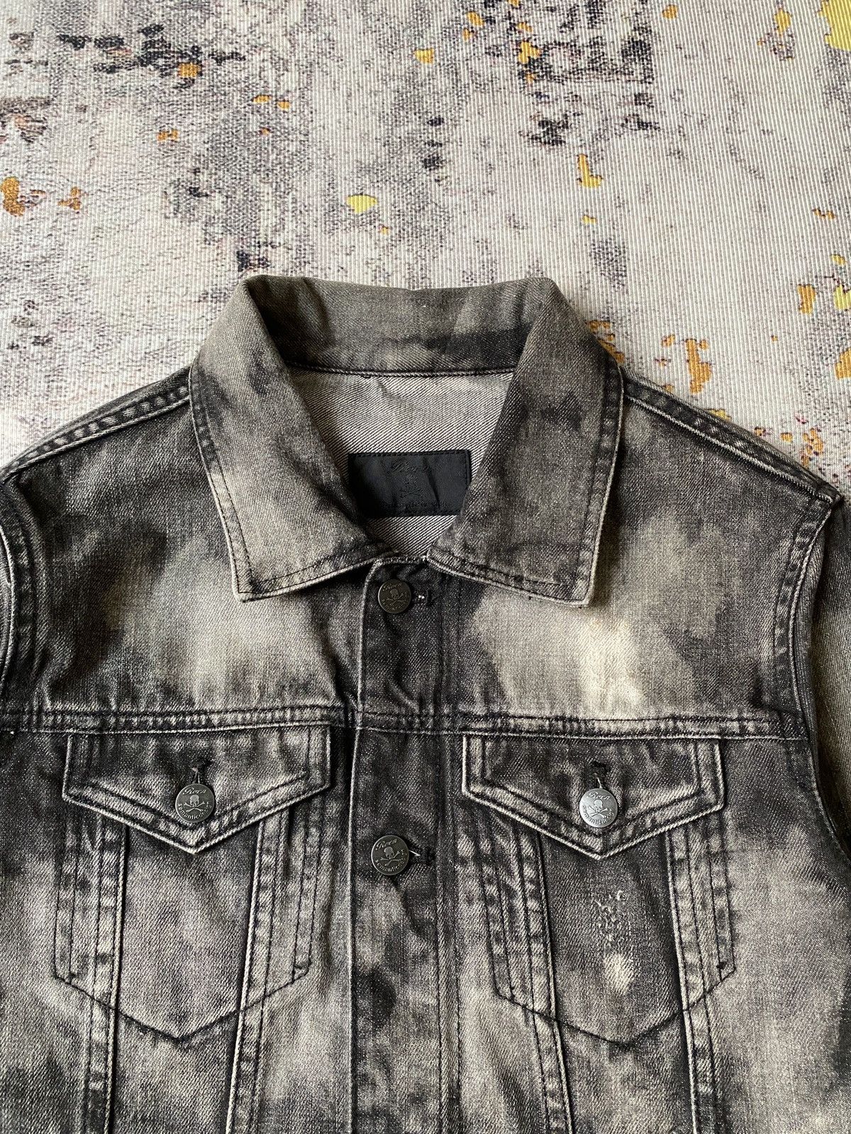 Roen Roen X Semantic Design Bleached Distressed Denim Jacket Size US M / EU 48-50 / 2 - 6 Thumbnail