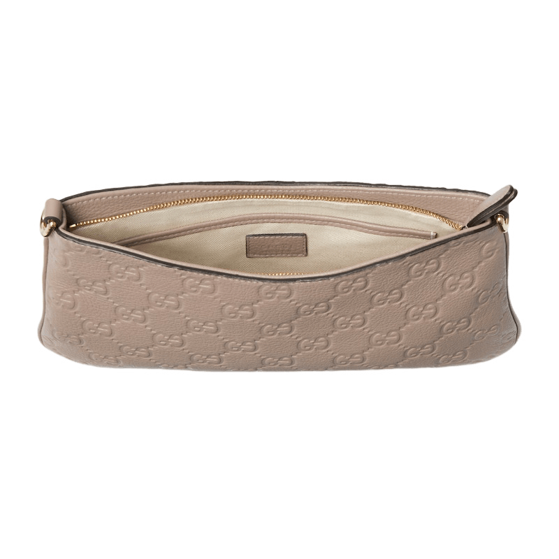 Gucci GUCCI GG Medium Taupe Leather Shoulder Bag Size ONE SIZE - 5 Thumbnail