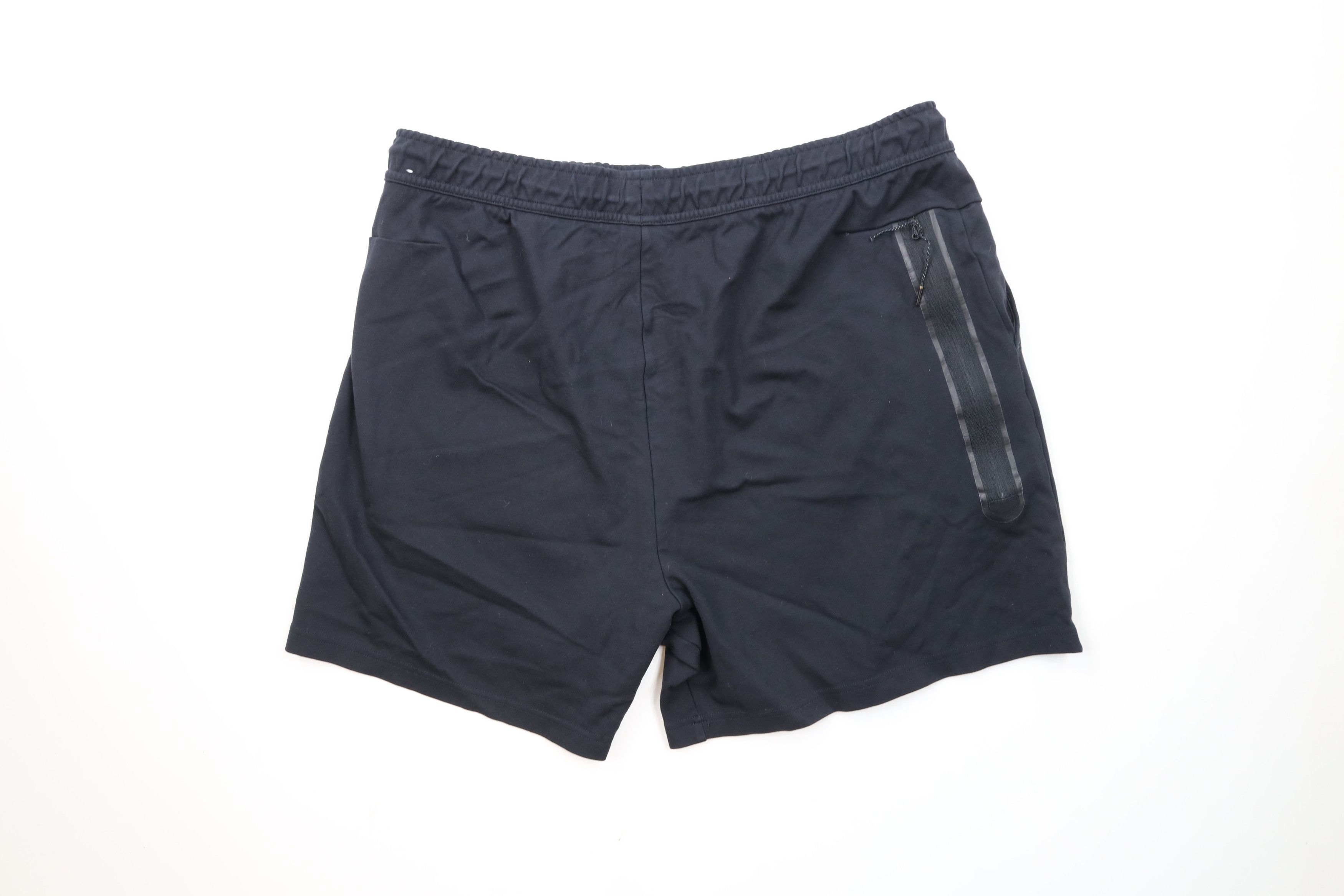 Nike × Vintage Nike Sportswear Spell Lightweight Tech Fleece Shorts Black Size US 38 / EU 54 - 10 Thumbnail
